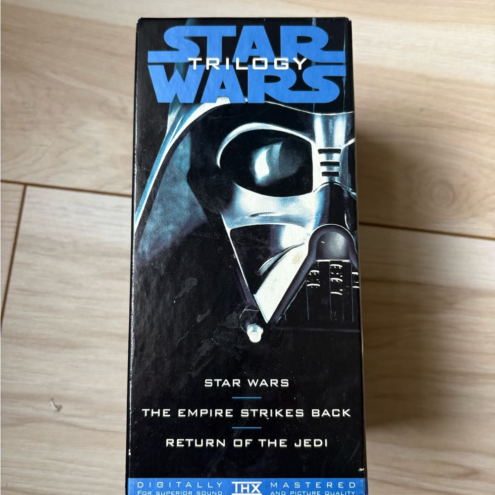Star Wars Original Trilogy VHS THX Box Set A New Hope Empire Jedi Vintage - Picture 3 of 5
